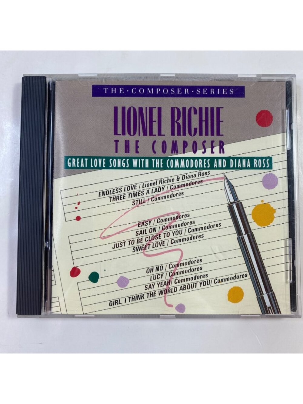 Lionel Richie The Composer Series CD Motown 1995 Featuring Commodores Diana Ross